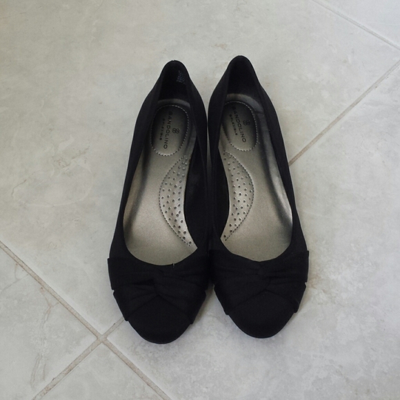 Bandolino black wedge shoes - Picture 3 of 13